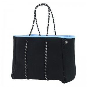 Thiết kế thời trang Đa chứcnăng Hợp thời trang Neoprene Bãi biển Tote Túinữ Tote Cross Body Shoulder Bag Big Shop Mua sắm Túi cao su