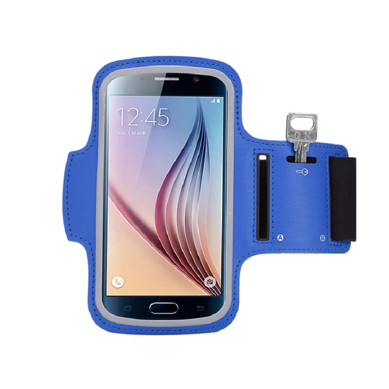 Thân thiện với môi trường Chạy bộ hiện đại Chạy bộ LED Armband Đàn hồi Thể thao Điện thoại Armband PU Leather Mobile Phone Arm Bag